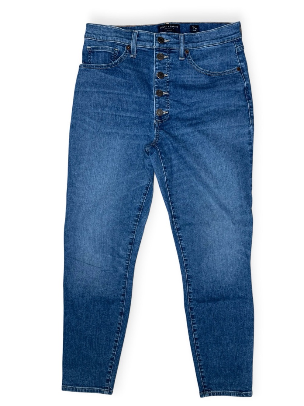 Lucky Brand Bridgette Skinny Jeans 12/31 Ankle Button Fly Mid-Rise